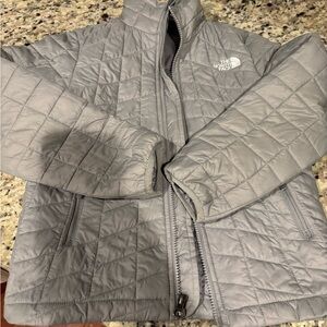 Gray Size 7/8 North Face Youth Jacket